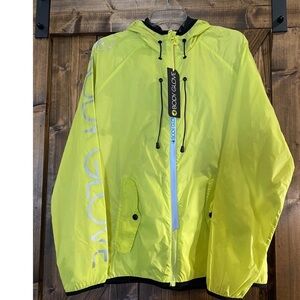 Body Glove Yellow Windbreaker Jacket Size S